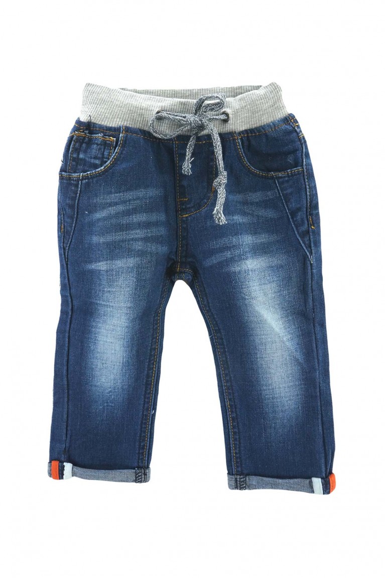 Stylish Korean Baby Jeans-Dark Blue
