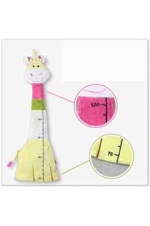 Height Feet a Giraffe Measurement Ruler - Yellow