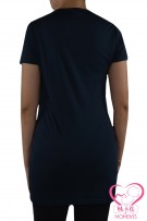 Mi & Bi Moments Maternity & Nursing Wrap Blouse - Navy