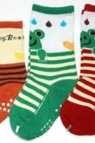 Striped Anti-Slip Baby Socks - Dark Blue