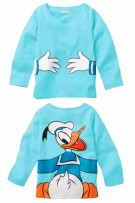 Donald Duck Print Kids Long Sleeves - Blue