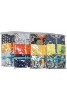 3pcs Set Cart**s Baby Boy Long Sleeve Footed Romper-Assorted