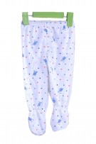 Rabbit+Polka Dots Design Newborn Baby Set. (5pcs/Pack)- Blue+White