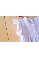 Love Romper Dress -White