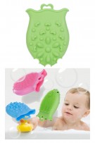Baby Silicone Shampoo Brush - Green