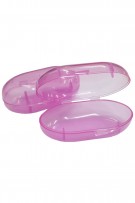 Baby Finger Toothbrush Case - Pink