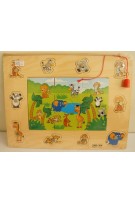 Assorted Design Animals Wooden Puzzle