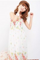 SGL4409 : Floral Shirred Bust Maxi Dress