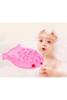 Baby Silicone Shampoo Brush - Blue