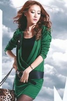 Stylish Cross Bust Dress 