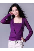 Glitter Long Sleeve Blouse