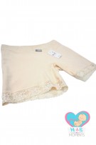 Mi & Bi Moments Maternity Low Waist Cotton Safety Pants - Beige