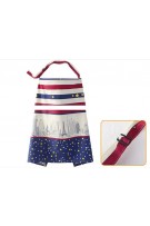 USA Stripes Nursing Cover - Blue