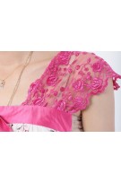 SGM81412 : Maternity Flowers Lace Sleeveless Dress - Pink ( M, L)