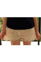 Maternity Crochet Layer Skirt Pants