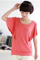 Maternity Bat Wing Plain Blouse