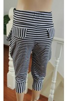SGM8312 : Trendy Zebra Stripes Maternity Harem Capri Pants