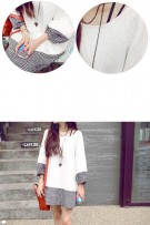 Maternity Embossed Design Long Sleeve Top