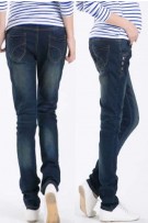 Maternity Button Pocket Jeans Design 