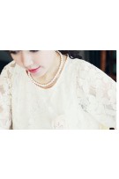 SGM8361 : Exquisite Lace Design Maternity Dress / Blouse 