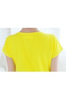 Maternity Short Sleeve Frank Monkey Printed Nursing Top