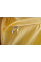 Bicycle Rides Short Sleeves Maternity + Nursing Blouse/ Short Dress - Yellow