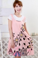 SGM8590 : Flowers Prints Maternity Dress 