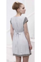 SGM81234 : Maternity Hearts Fire Passion Print Dress