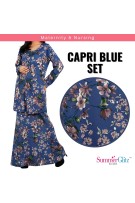 Colour :Capri  blue set