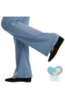 Mi & Bi Moments Maternity Flow-Mi Roll Panel Comfy Pants - Denim Stone Blue