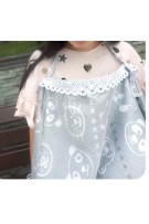 Cute Cartoon Multi Purpose Nursing Cover - Green