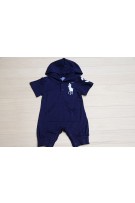 Polo Short Sleeves Hoodie Romper 