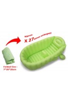 Mambobaby Inflatable XL Baby Bathtub - Light Green
