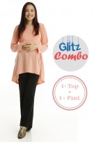 SummerGlitz COMBO SALE (Hi_Lo Blouse + Straight Leg)