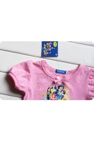 Princesses Print Kids Dress - Pink