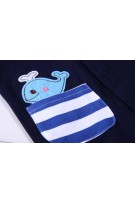 Baby Boy Sailor Romper-Dark Blue